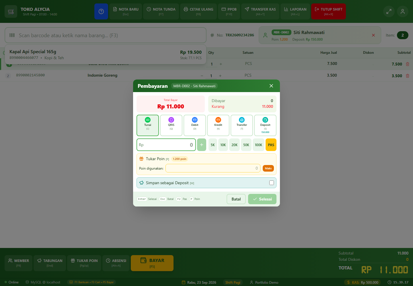 Multi-payment